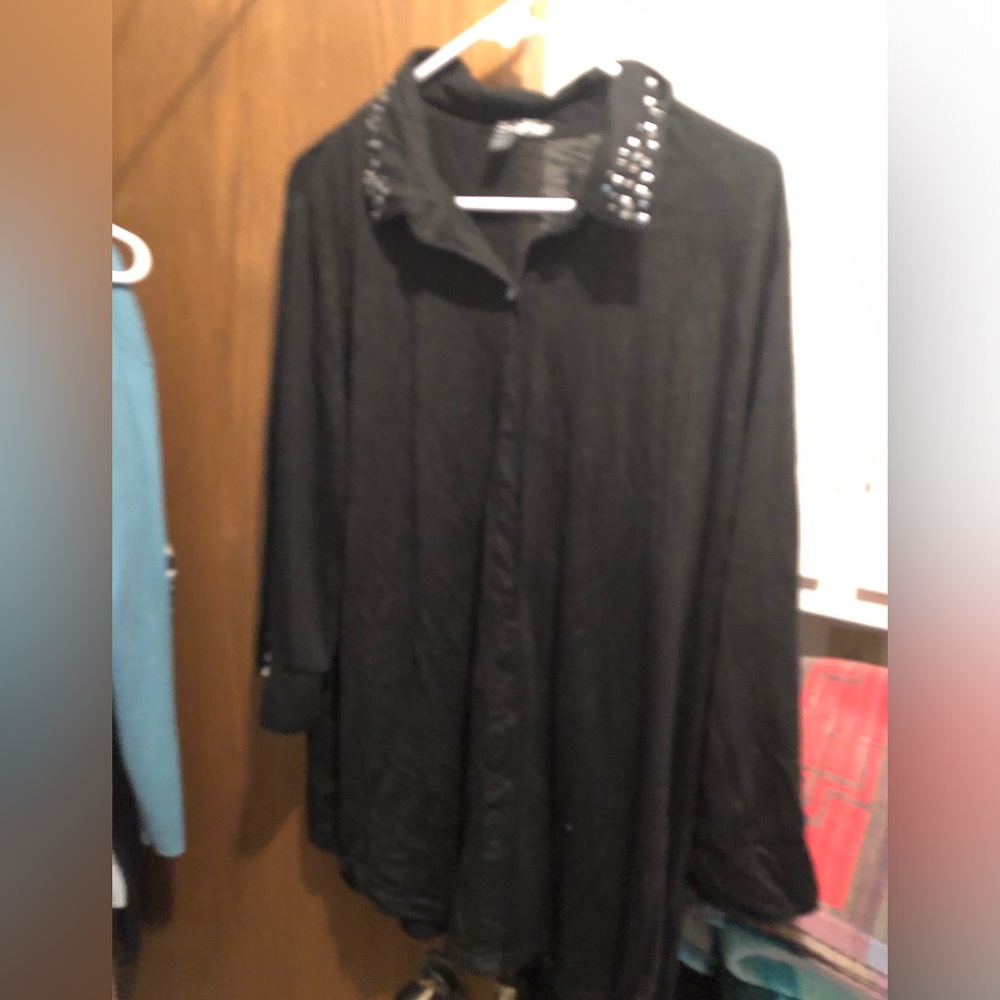 Lena Rhinestone Embellished Top- 915 $20 or $15 w/offer